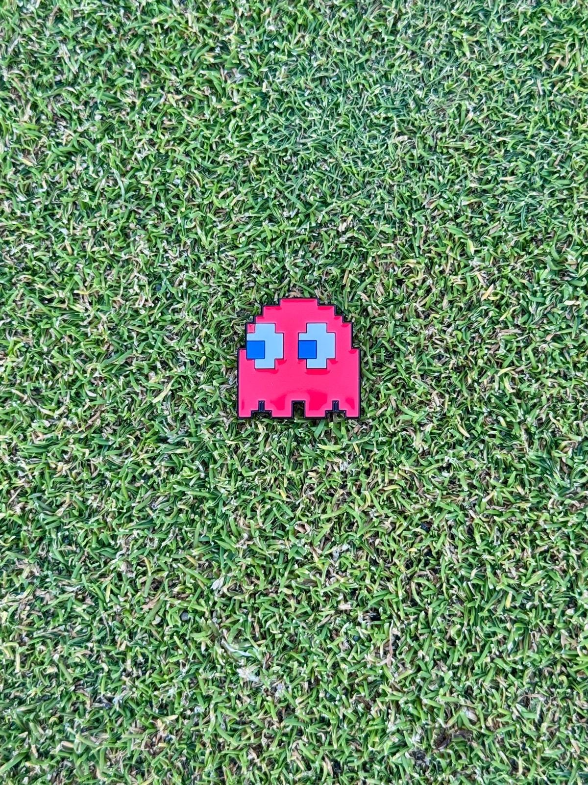 PACMAN Inspired- BLINKY the GHOST - Ball Marker