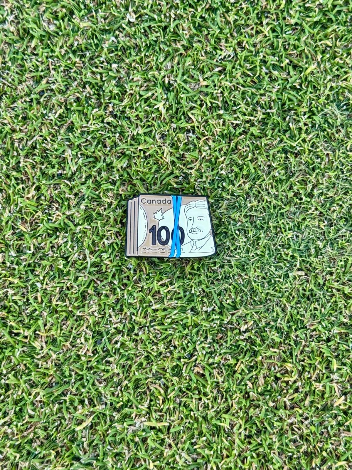 100 DOLLAR BILL - Cash Money - Ball Marker