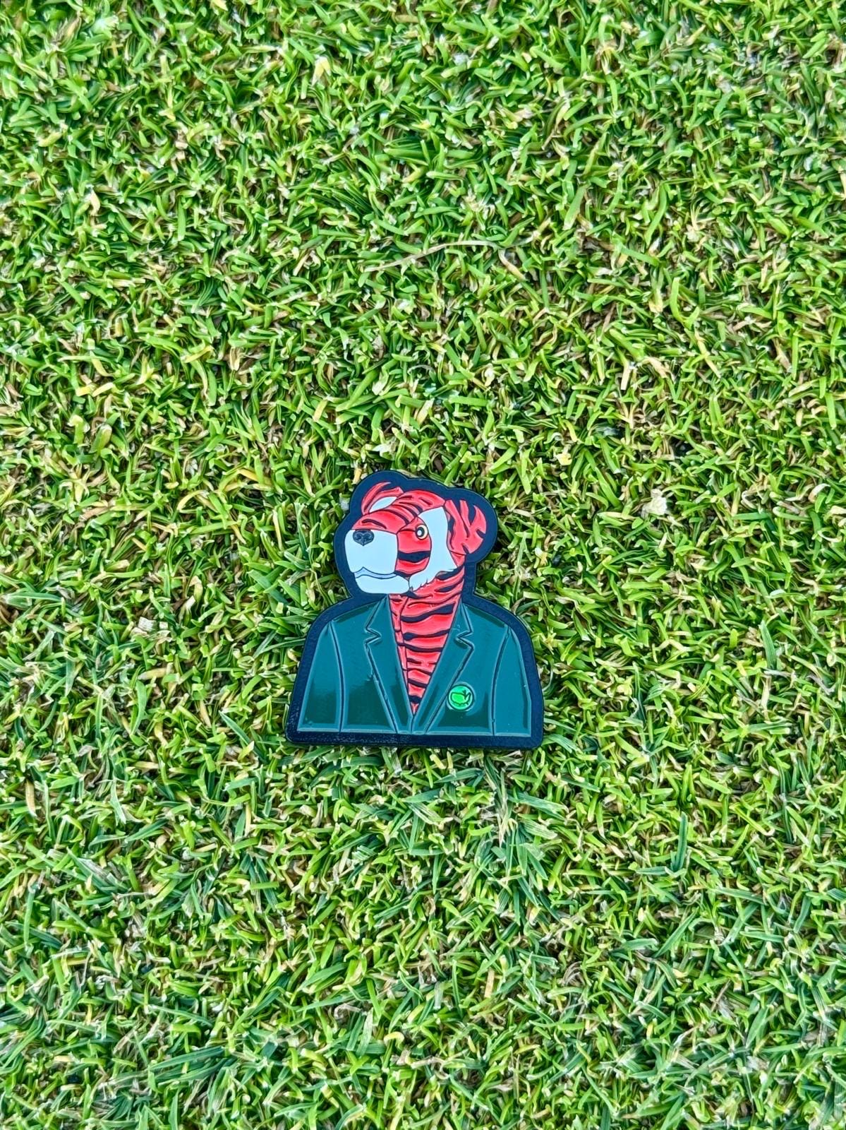 MASTERS CHAMPION - TIGER with Green Jacket - Ball Marker