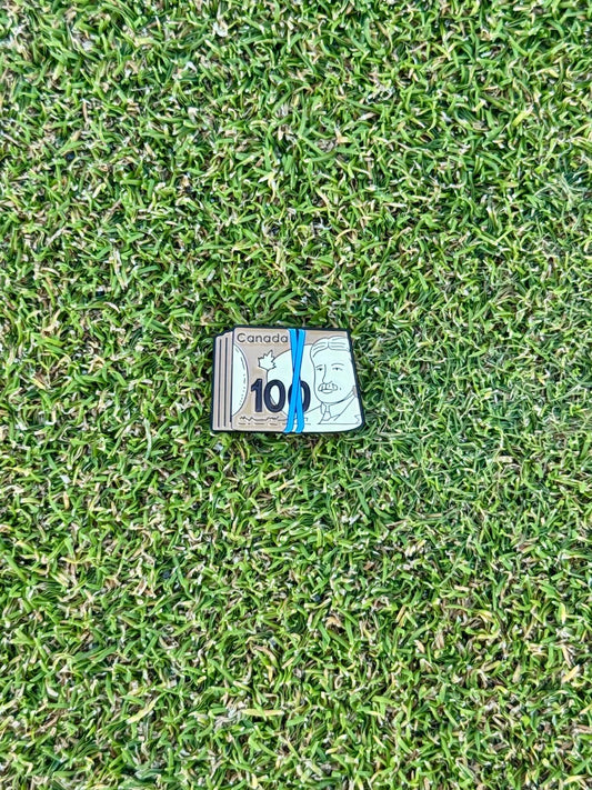 100 DOLLAR BILL - Cash Money - Ball Marker
