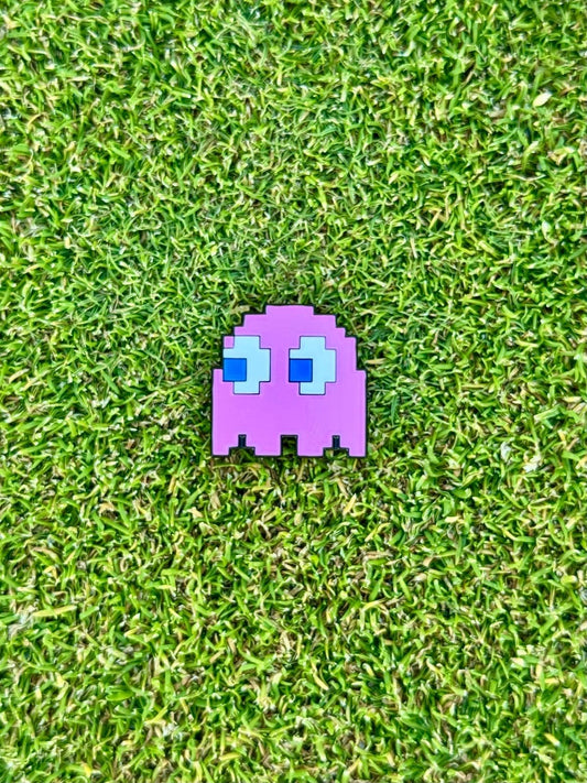 PACMAN Inspired - PINKY the GHOST - Ball Marker