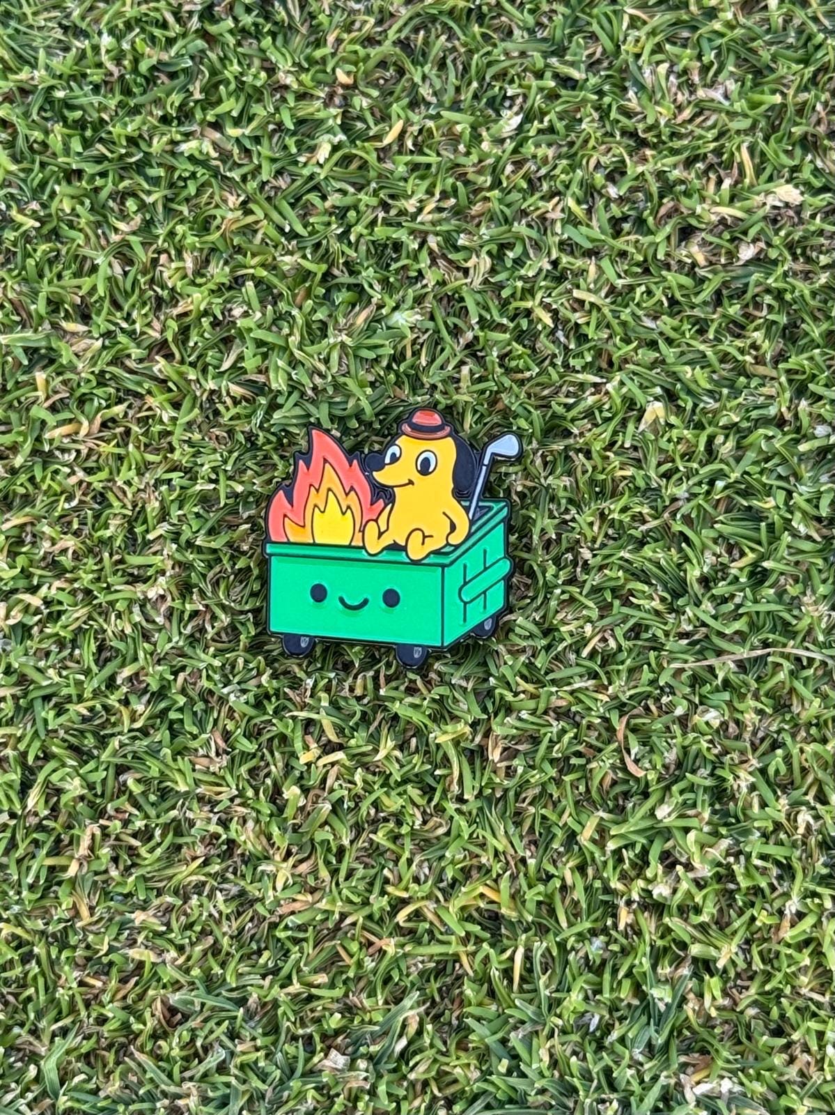DUMPSTER FIRE - Everything Is Fine - Ball Marker